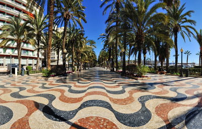 Esplanade Walking Boulevard in Alicante