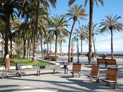 La Rambla in Badalona