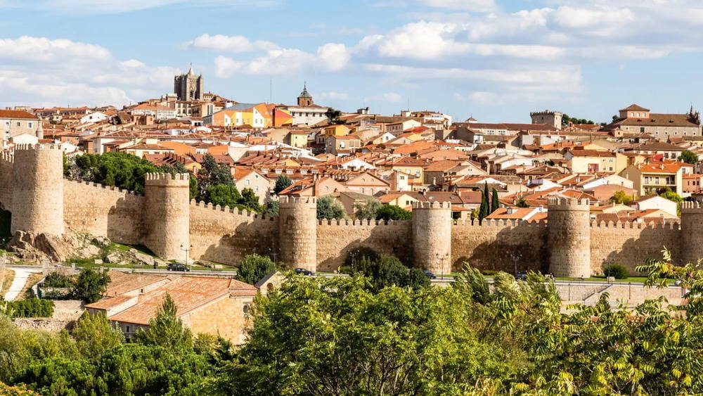 Avila, a fortress city located near Madrid