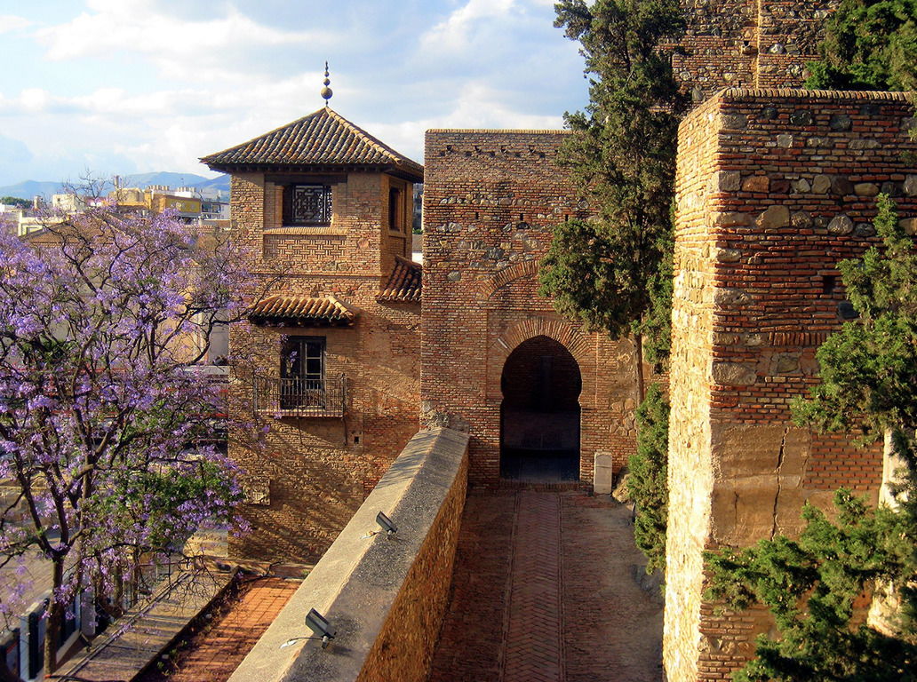 Alcazaba in Malaga – an ancient Moorish fortress in Spain