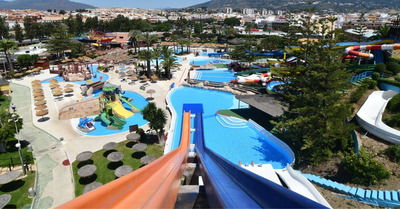 Aquamijas Water Park near Fuengirola with slides and pools