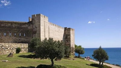 Sohail Castle on the Mediterranean coast in Fuengirola