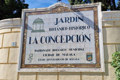 La Concepción Botanical Garden near Malaga