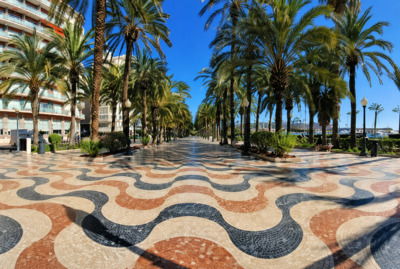 Paseo de la Explanada en Alicante