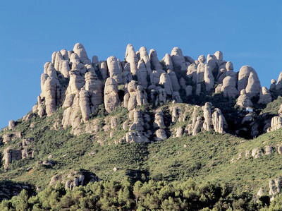 Natural beauty of Montserrat Mountain