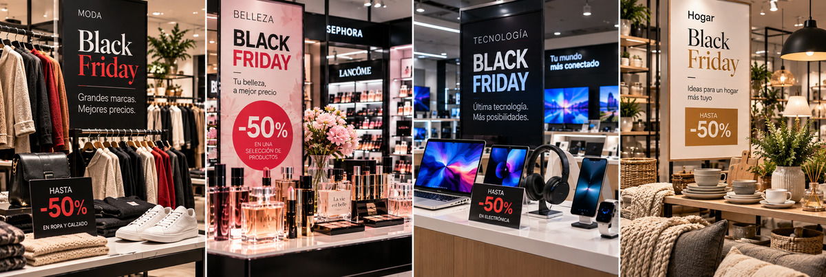Product categories discounted during Black Friday