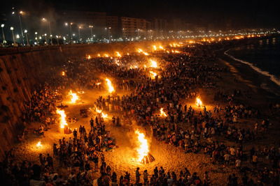 San Juan Festival in La Coruña