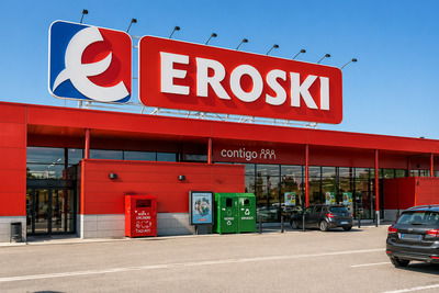 Eroski supermarket in northern Spain