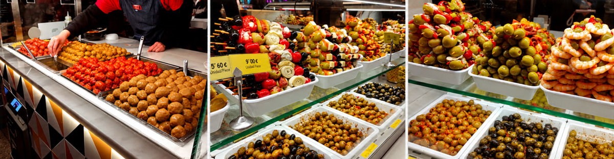 Tapas en el Mercado de San Miguel de Madrid