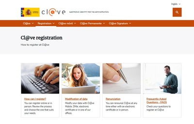 Registration in the Cl@ve system to apply for a residence permit in Spain