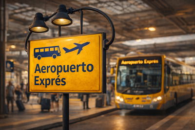 Круглосуточный автобус Aeropuerto Exprés