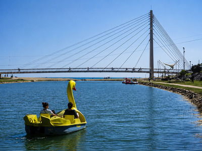 Parque Fluvial Fuengirola Зеленая зона природного парка Флувиаль в Фуэнхироле