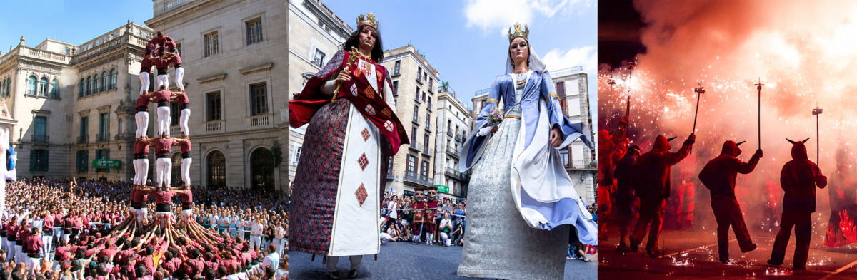 Традиции фестиваля La Mercè в Барселоне