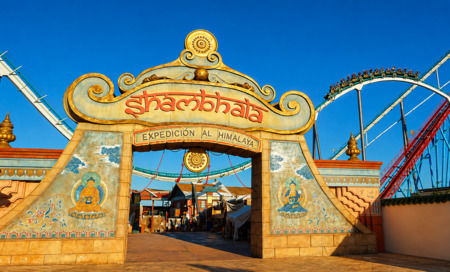 Американская горка Shambhala в PortAventura World
