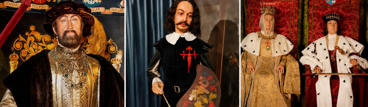 Personajes históricos en el Museo de Cera de Madrid