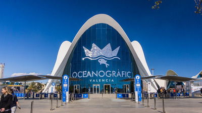 Oceanografic Valencia крупнейший океанариум Европы
