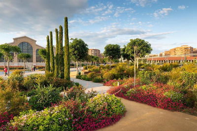 Parque Central современный парк в Валенсии